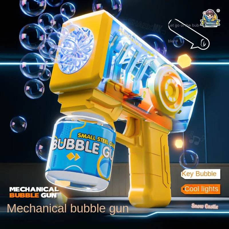 Lança Bolhas Elétrico BubbleStorm™ - Diversão Instantânea ao Toque de um Botão - Gaells (8 a 9 anos)