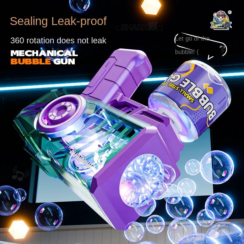 Lança Bolhas Elétrico BubbleStorm™ - Diversão Instantânea ao Toque de um Botão - Gaells (8 a 9 anos)