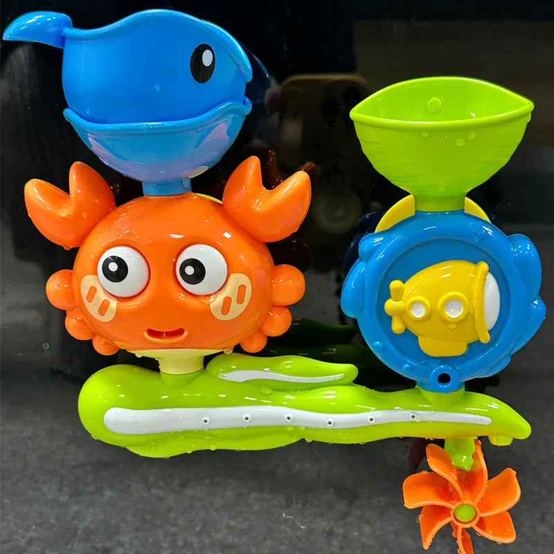 Aspersor Giratório de Banho SplashyShower™ - Brinquedo com Ventosas para Bebês e Crianças - Gaells (0 a 2 anos)