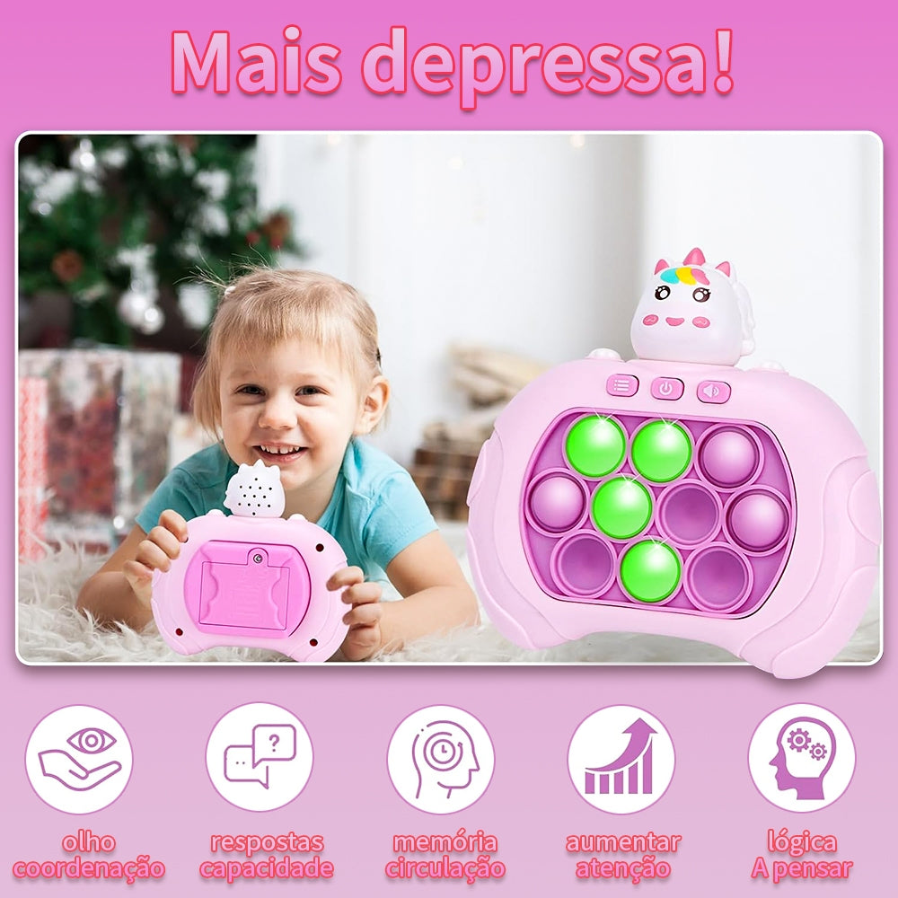PopMaster™ - Brinquedo educativo para 5 anos, (KIT COM 2 + CARD INFANTIL)