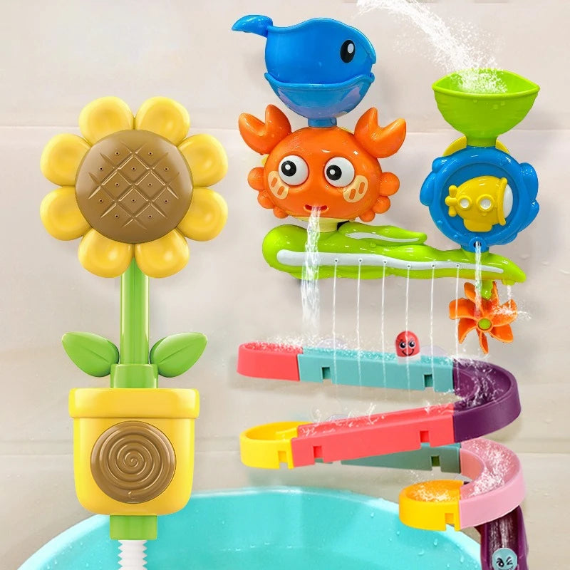 Aspersor Giratório de Banho SplashyShower™ - Brinquedo com Ventosas para Bebês e Crianças - Gaells (0 a 2 anos)
