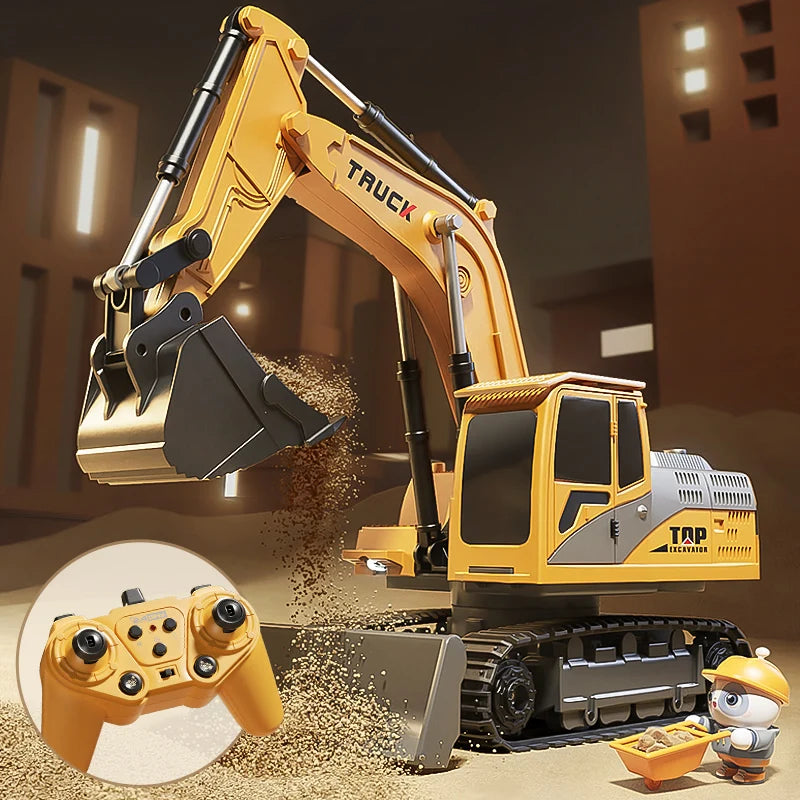 Escavadeira Brinquedo com Controle Remoto - Gaells