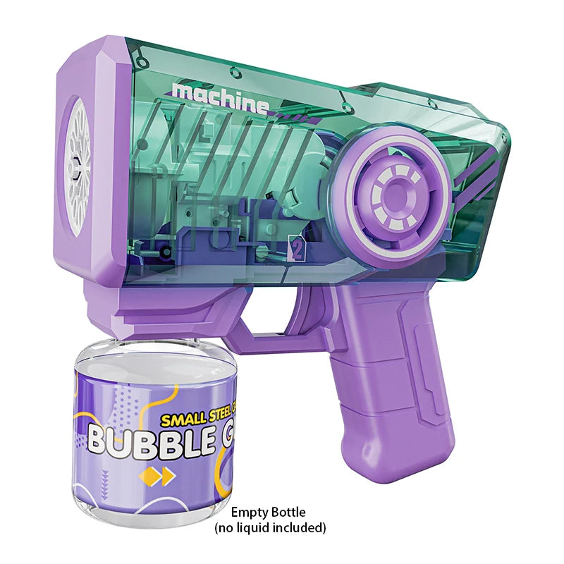 Lança Bolhas Elétrico BubbleStorm™ - Diversão Instantânea ao Toque de um Botão - Gaells (8 a 9 anos)