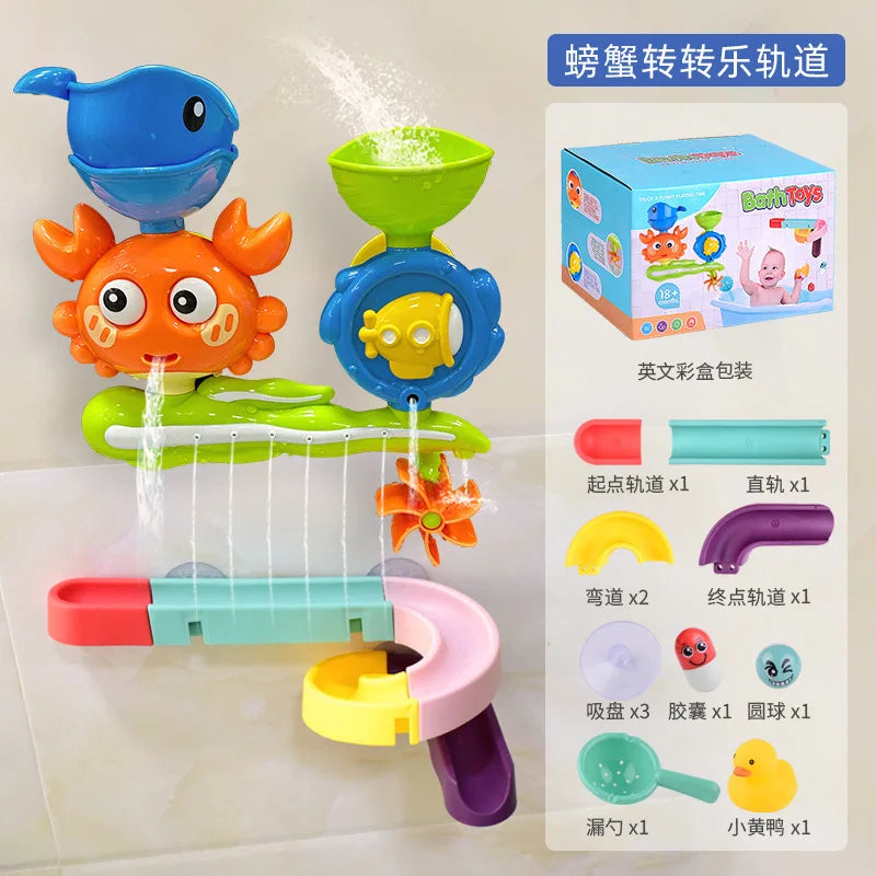 Aspersor Giratório de Banho SplashyShower™ - Brinquedo com Ventosas para Bebês e Crianças - Gaells (0 a 2 anos)