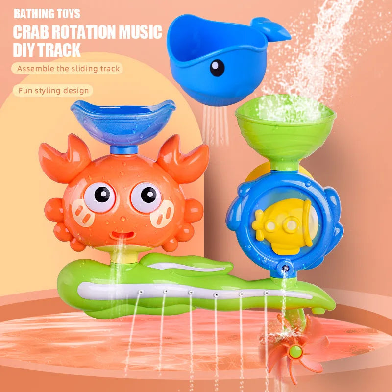 Aspersor Giratório de Banho SplashyShower™ - Brinquedo com Ventosas para Bebês e Crianças - Gaells (0 a 2 anos)