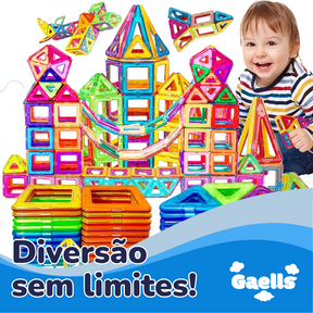Construtor Magnético Kids - Gaells